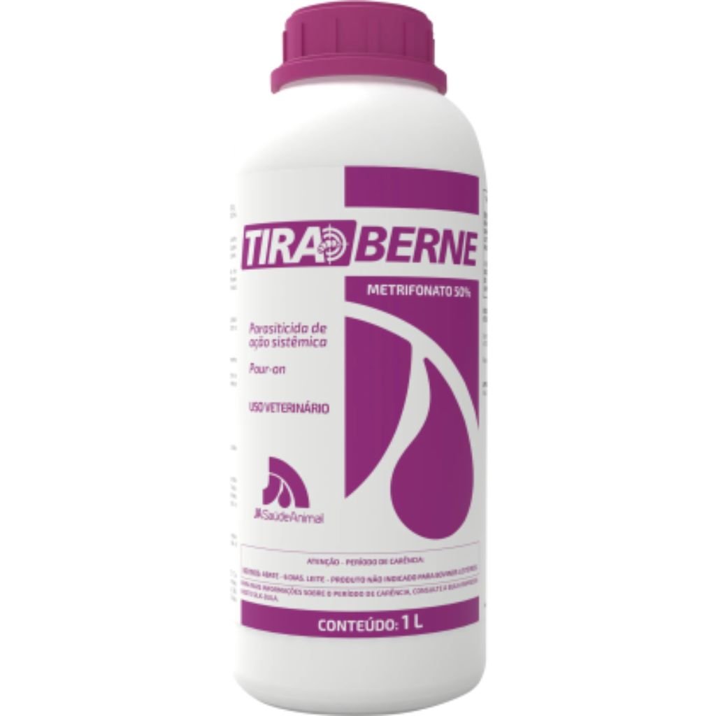 TiraBerne Max 1L Solução Pour-On para Controle de Miíase – Uso