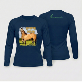 quarto de milha feminina azul